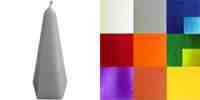 Zeige Details für Kerzen Penta Kegel einfarbig aus Paraffin Stearin Gemisch Bild von Kerzen Penta Kegel einfarbig aus Paraffin Stearin Gemisch