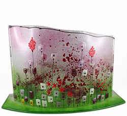 Zeige Details für Glaswindlicht Sommerwiese Bild von Glaswindlicht Sommerwiese