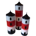 Leuchtturmkerzen Set - maritime Kerzen