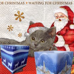 Tischlaternen zu Weihnachten