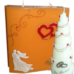 Hochzeitskerzen auch mit Widmung
