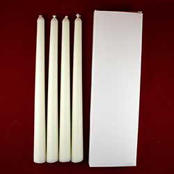 Bienenwachs Stabkerzen 4er SET, natur