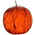 Spiralkugelkerzen "Mandarin Granat" orange