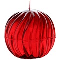 Spiralkugelkerzen "Rubin" rot