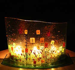 Teelichthalter aus Glas CZ