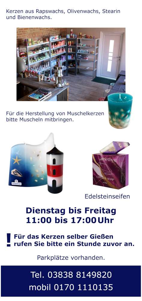Würfelkerzen selber Gießen und Werkstattverkauf bei Nordkerze Kerzen selber gießen in der Kerzenwerkstatt Nordkerze