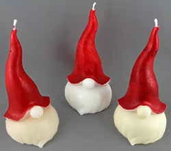 Weihnachtswichtel rote Mütze / wählbares Wachs