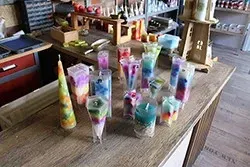 farbige Würfelkerzen selber Gießen