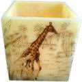 Bild von Windlichter aus Wachs - Giraffe