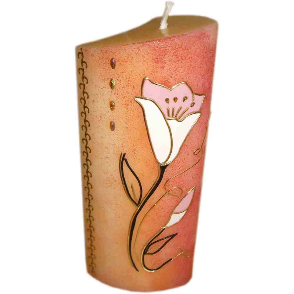 Bild von Kerzen Arrangement Form - Lotusblume