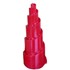 Bild von Spiralpyramiden - einfarbig rot, Bild 1