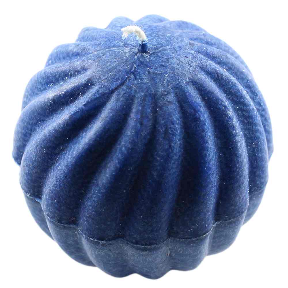 Bild von Stearinkerzen Spiralkugel einfarbig