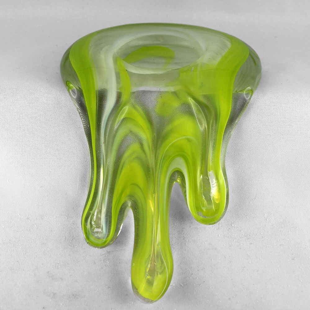 Bild von Glas Kantenhocker Abb. 25, grüne Farben