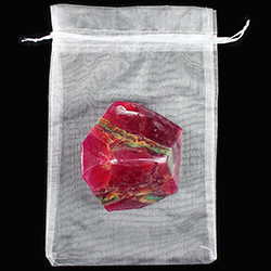 Bild von roter Granat SoapRocks + Organzabeutel