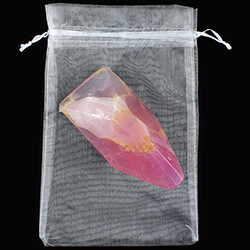 Bild von Rosenquarz SoapRocks + Organzabeutel