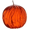Bild von Spiralkugelkerzen "Mandarin Granat" orange