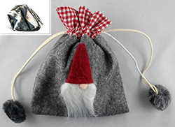 Bild von schwarzer Onyx SoapRock + Weihnachtsbeutel