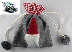 Bild von Azurit Malachit SoapRock + Weihnachtsbeutel