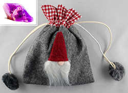 Bild von Amethyst SoapRock + Weihnachtsbeutel